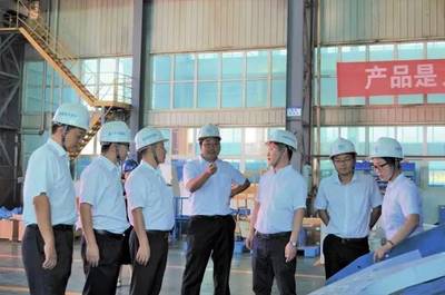 深化合作促發(fā)展 攜手共進(jìn)譜新篇——中鐵裝備集團(tuán)鋼結(jié)構(gòu)公司領(lǐng)導(dǎo)班子蒞臨設(shè)備公司參觀交流